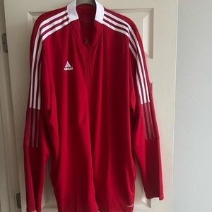 Adidas Tiro21 aero ready track top. Red 3XL
